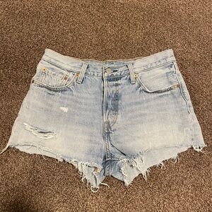 Levi's 501 High waisted Denim Shorts